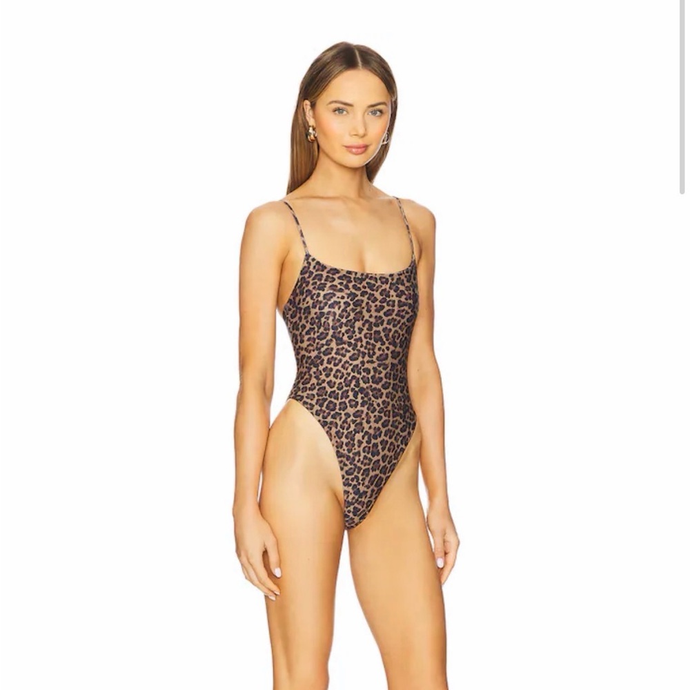 Revolve Lovers and Friends Leopard Craze One Piece swimsuit bikini S